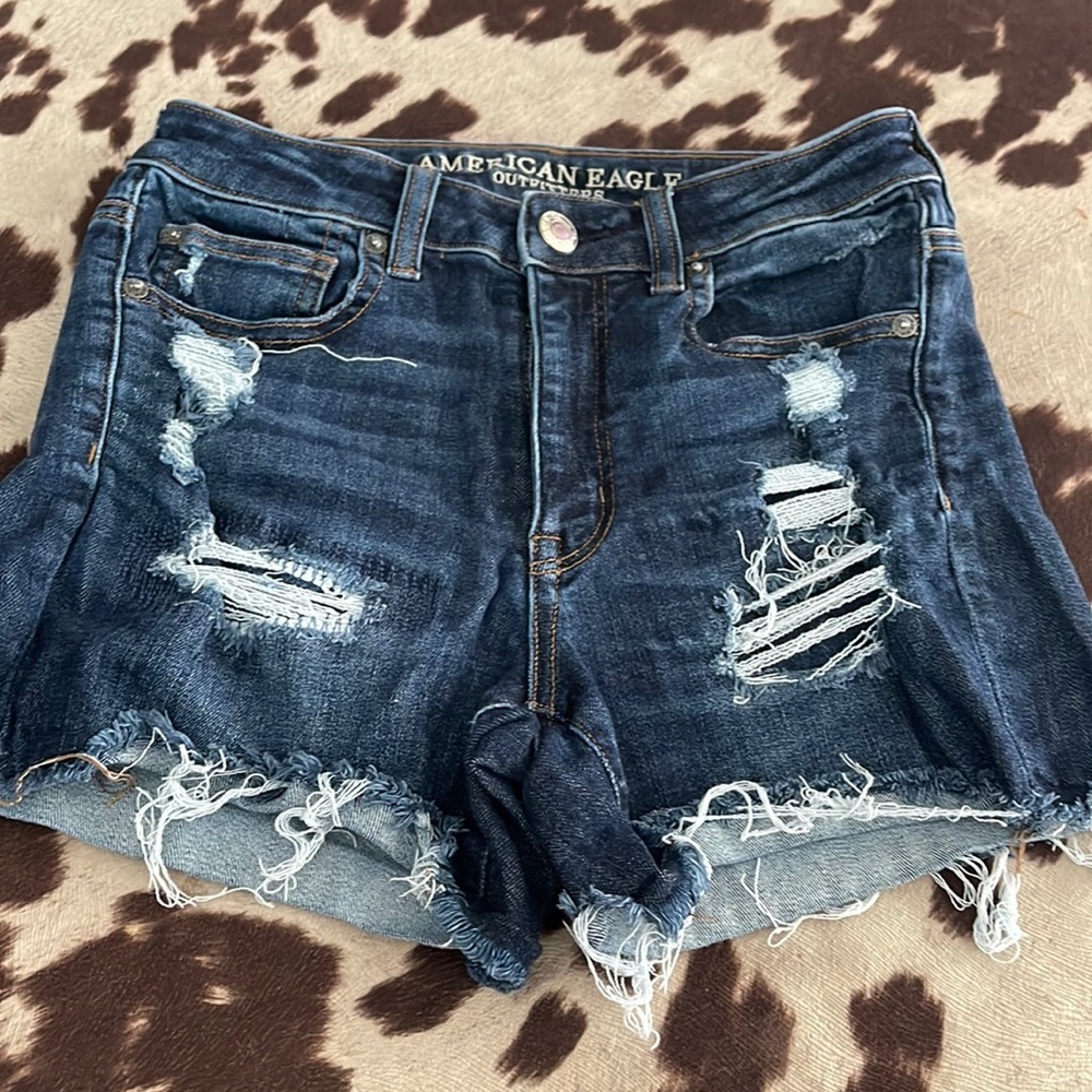 American Eagle jean shorts.